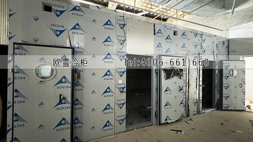 食堂雙溫冷庫安裝.jpg 食堂雙溫冷庫安裝.jpg