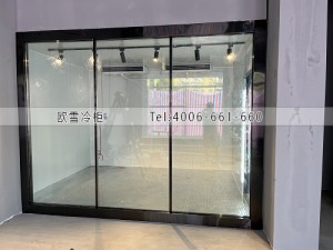 中山花店小型玻璃冷庫安裝案例